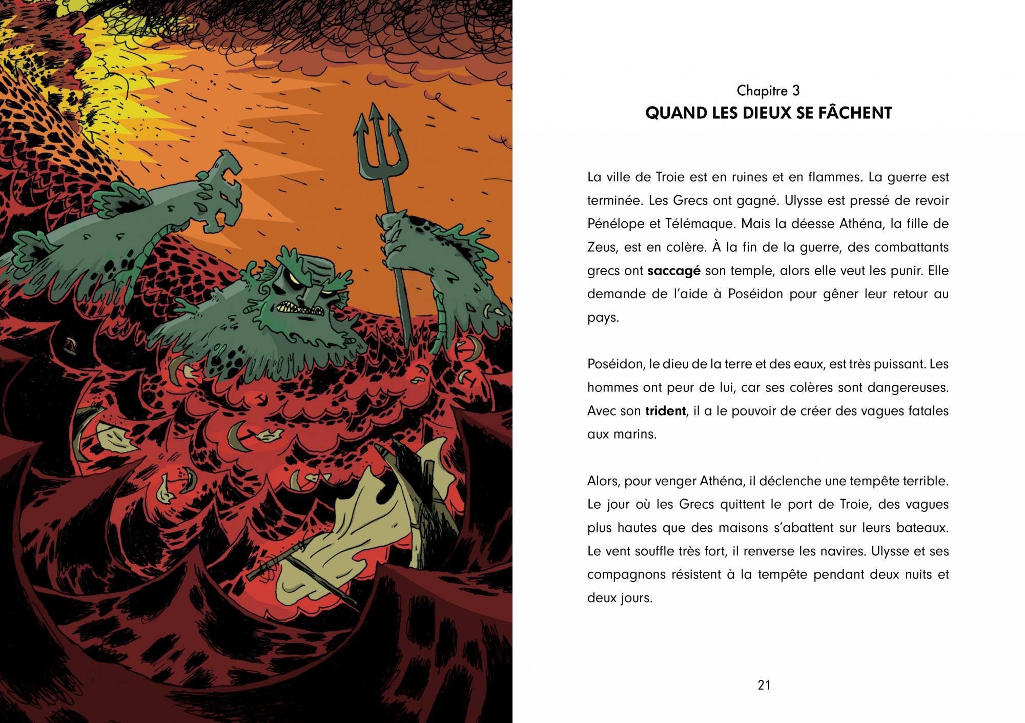 L'odyssée. Le voyage d'Ulysse